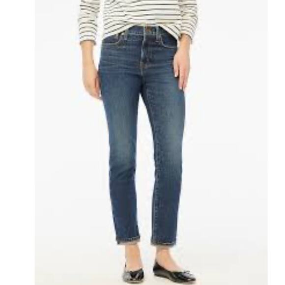 J. Crew Slim Boyfriend Jean in All-Day Stretch Medium Wash Size 27 - Picture 1 of 10